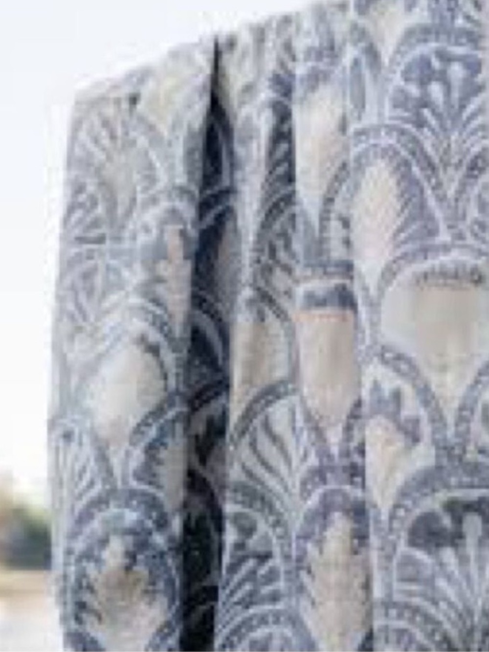 Succulents in Blue Woven Organic Cotton 2-in-1 Wrap Scarf Anthropologie Swim - Picture 4 of 15
